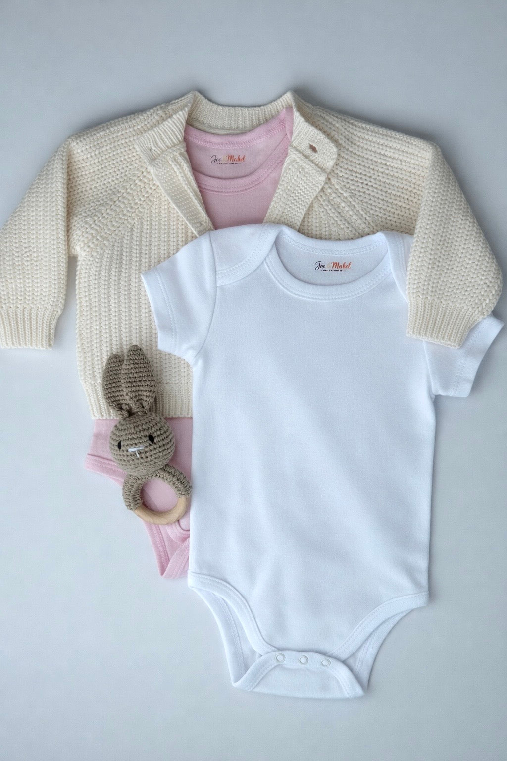 "Born in 2026" Knit Cardigan Newborn Bundle