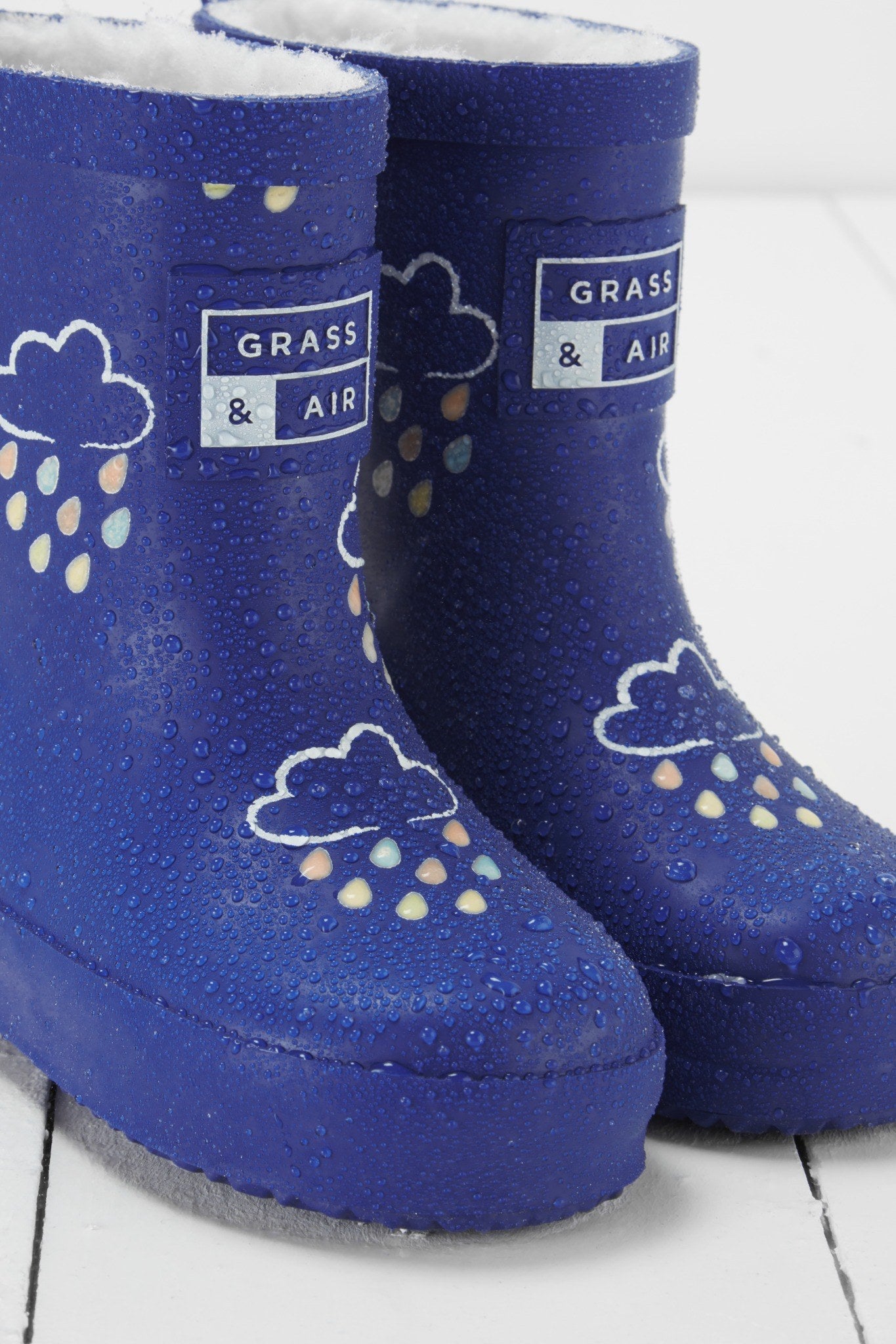 Grass & Air Kids Colour-Revealing Wellies
