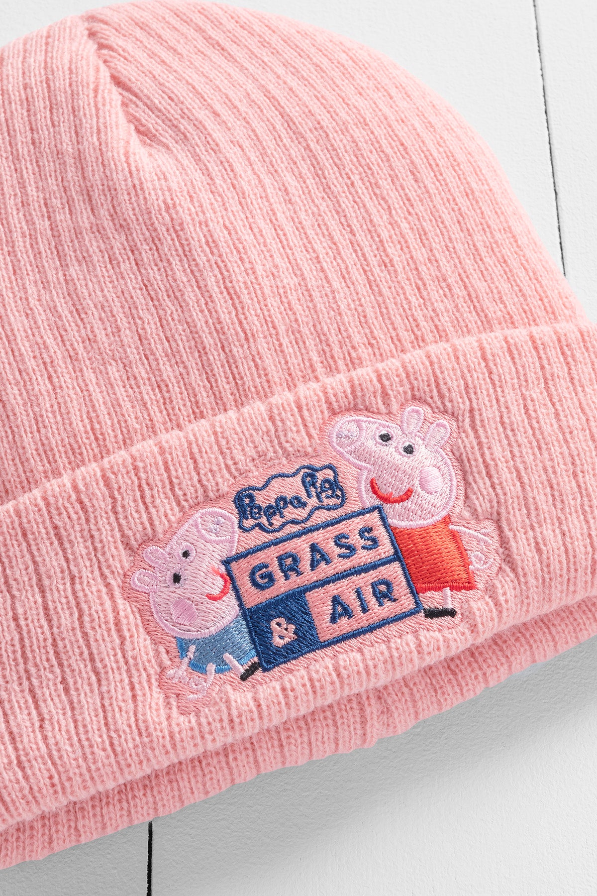 Grass & Air Peppa Pig Beanie Hat | Kids Winter Hat | Joe & Mabel