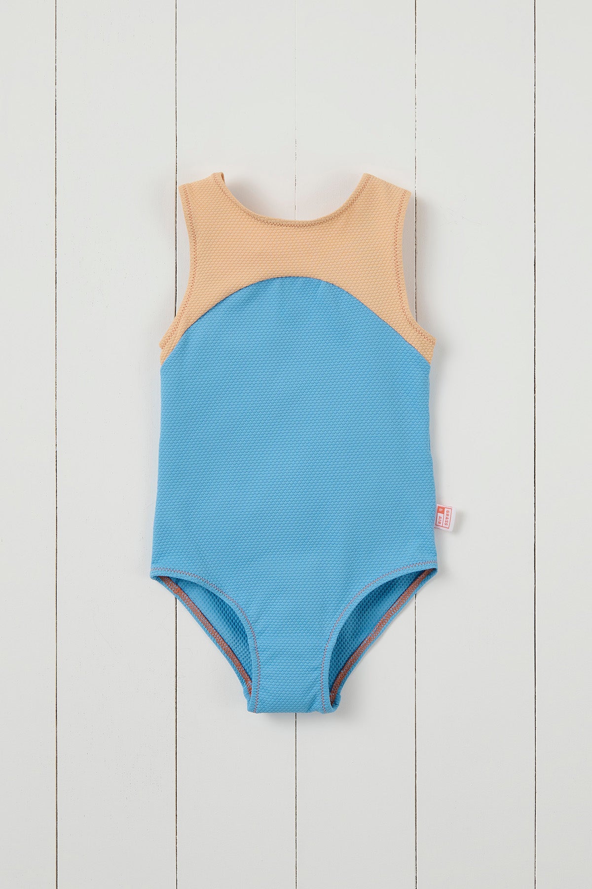 Grass & Air Ribbed Kids Swimsuit