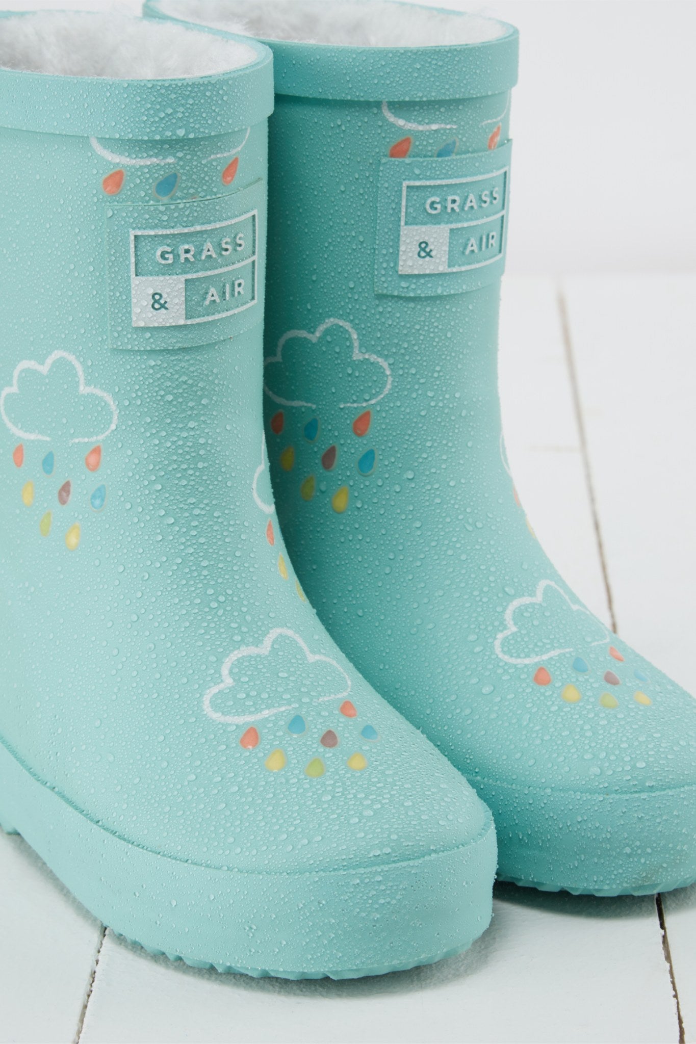 Grass & Air Kids Colour-Revealing Wellies