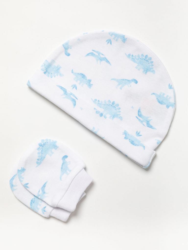 dinosaur memory book 6 piece set 100 cotton knit UK premium baby essential