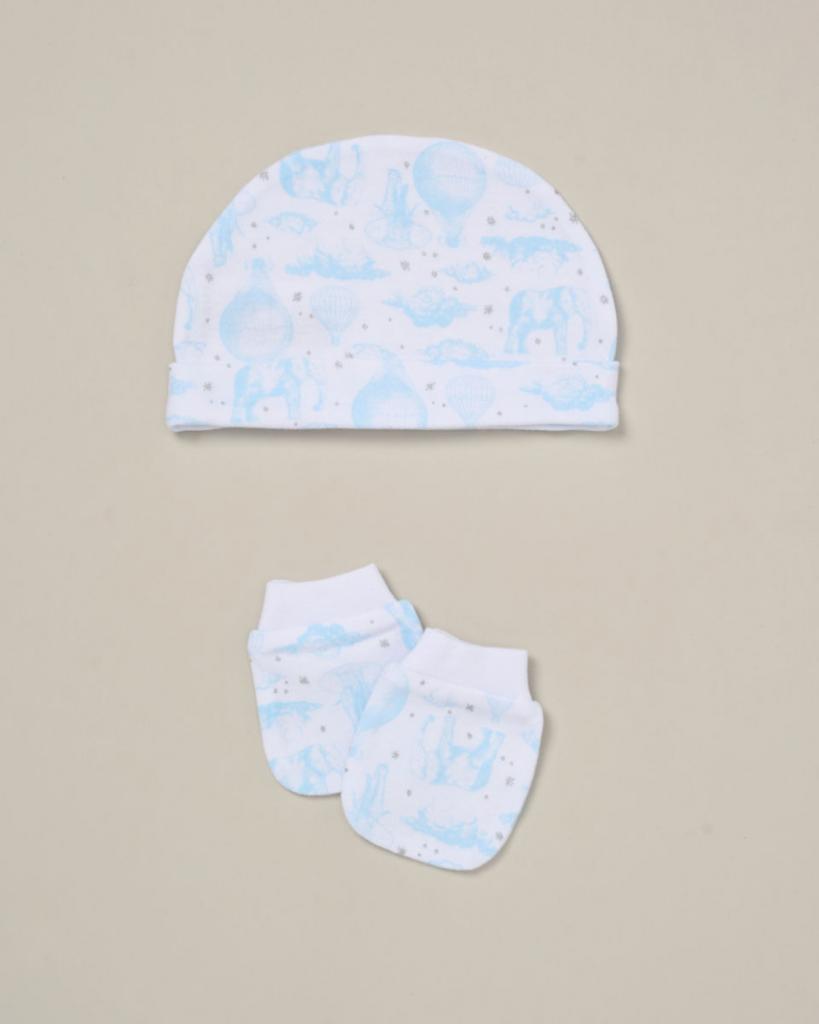newborn baby gift set UK 5 piece cotton layette unisex
