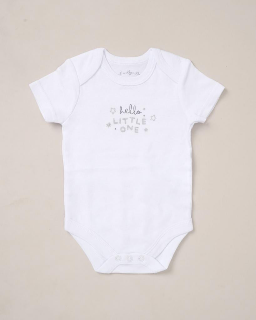 newborn baby gift set UK 5 piece cotton layette unisex