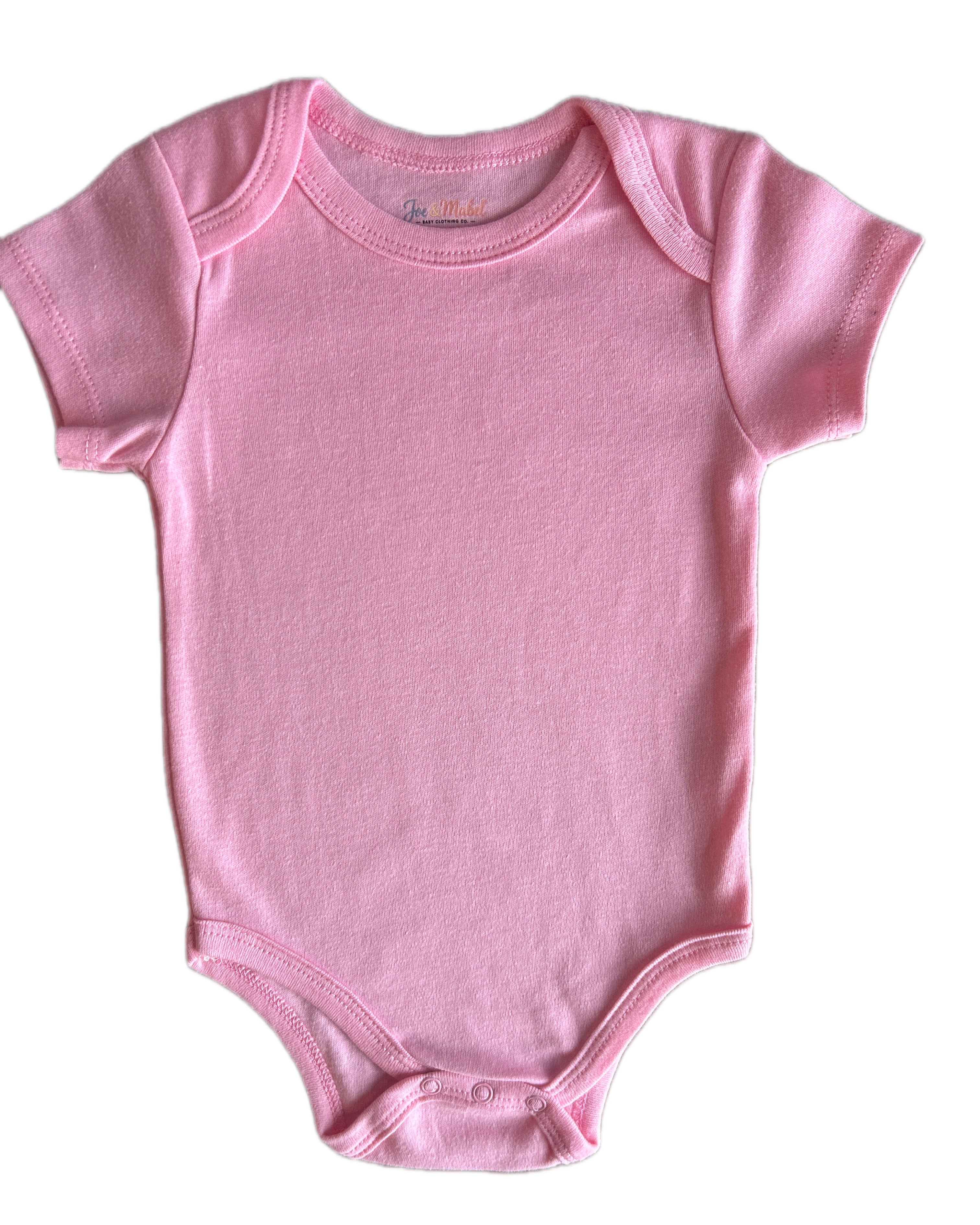 Organic Cotton Baby Bodysuit – Short Sleeve (Unisex)