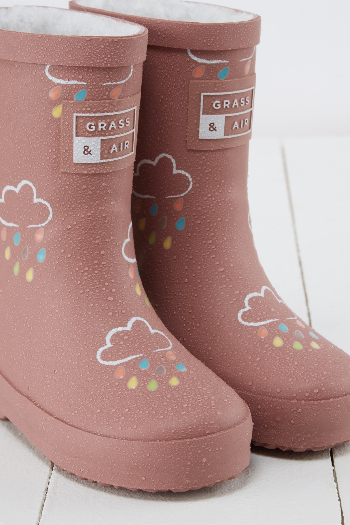 Grass & Air Kids Colour-Revealing Wellies